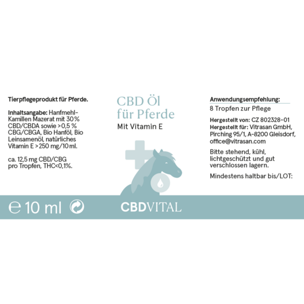 CBD Öl für Pferde 30% - Image 3